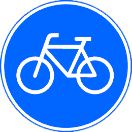 Verplicht fietspad